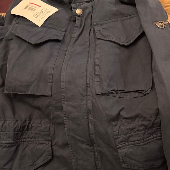 Navy Utility Jacket - Picture 1 of 5